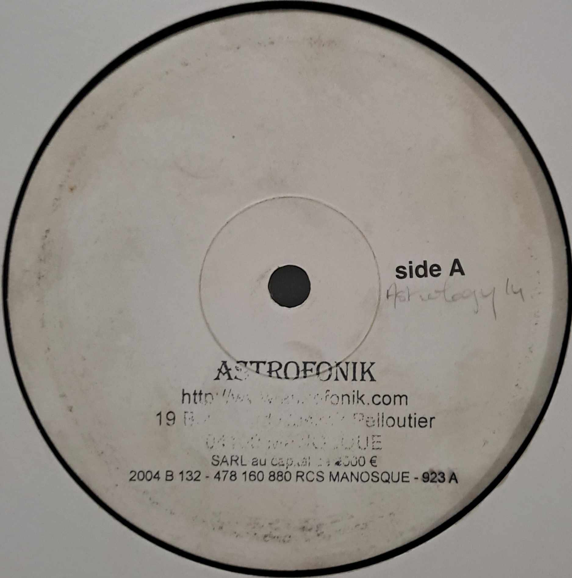 Astrology 14 (white label) - vinyle freetekno